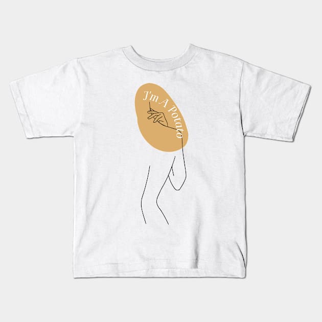 Minimalistic Design Kids T-Shirt by NadyaEsthetic